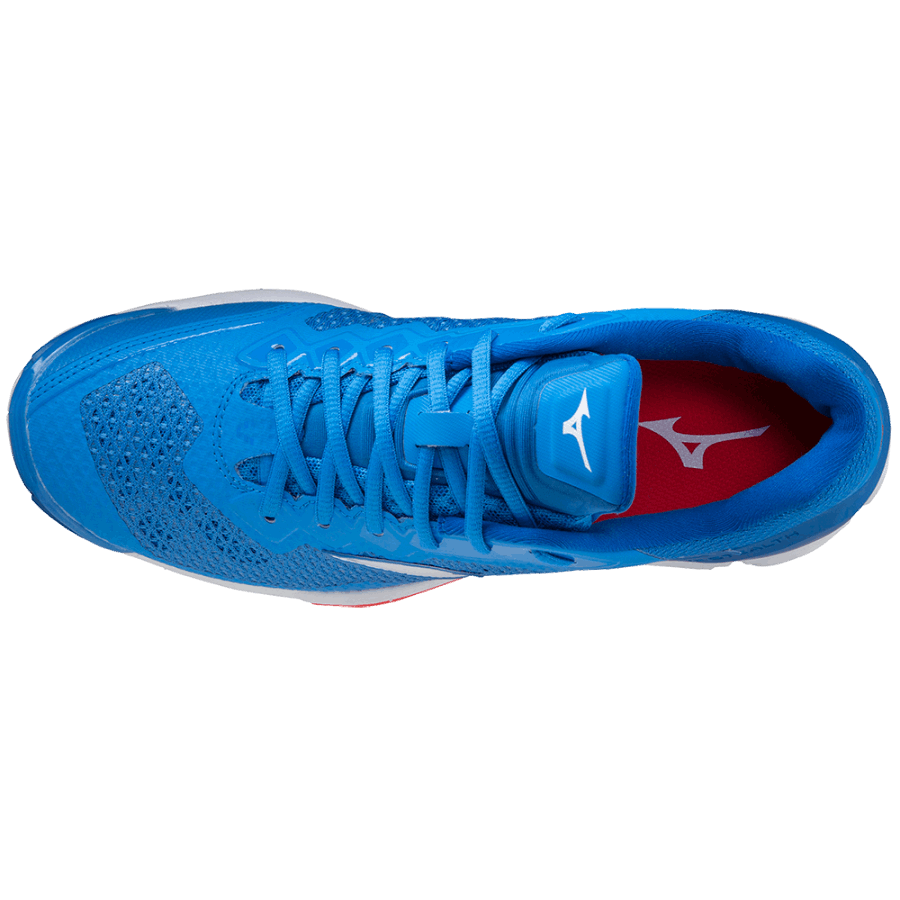Mizuno Wave Stealth V French Blue-White-Red